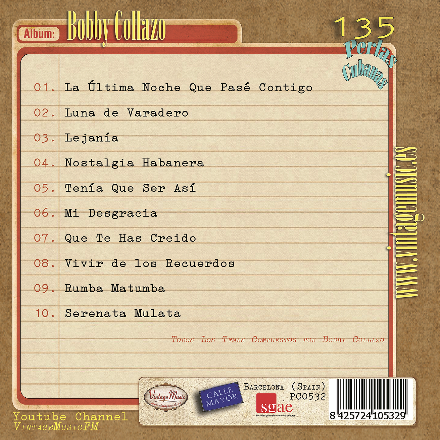 Bobby Collazo (Colección Perlas Cubanas - #135)