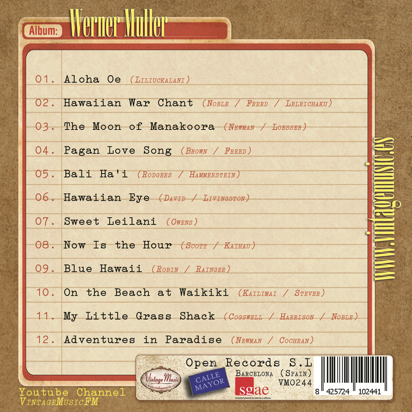 Werner Müller (Colección Vintage Music)