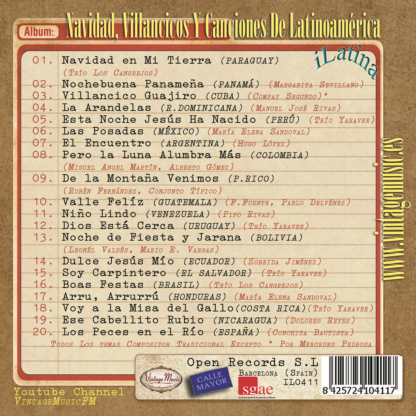 Navidad, Villancicos Y Canciones De Latinoamérica (Colección iLatina)