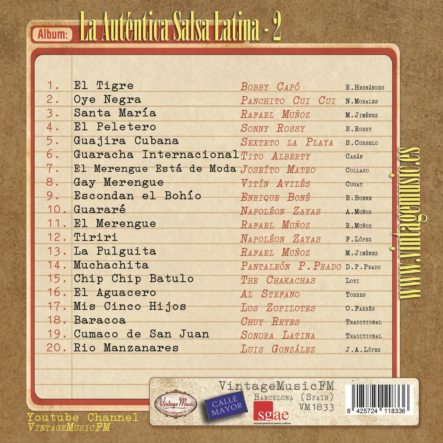 La Auténtica Salsa Latina 2 - (Colección iLatina) (copia)
