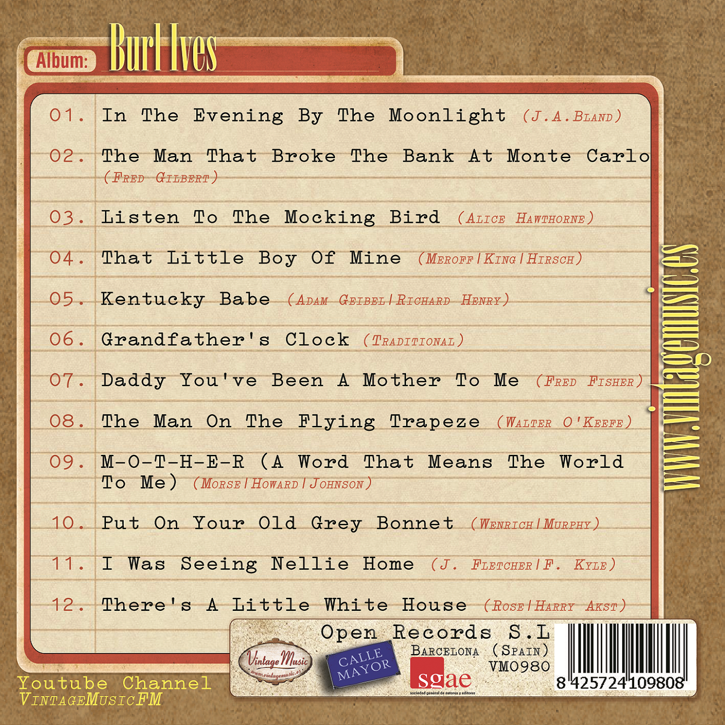 Burl Ives (Colección Vintage Music)
