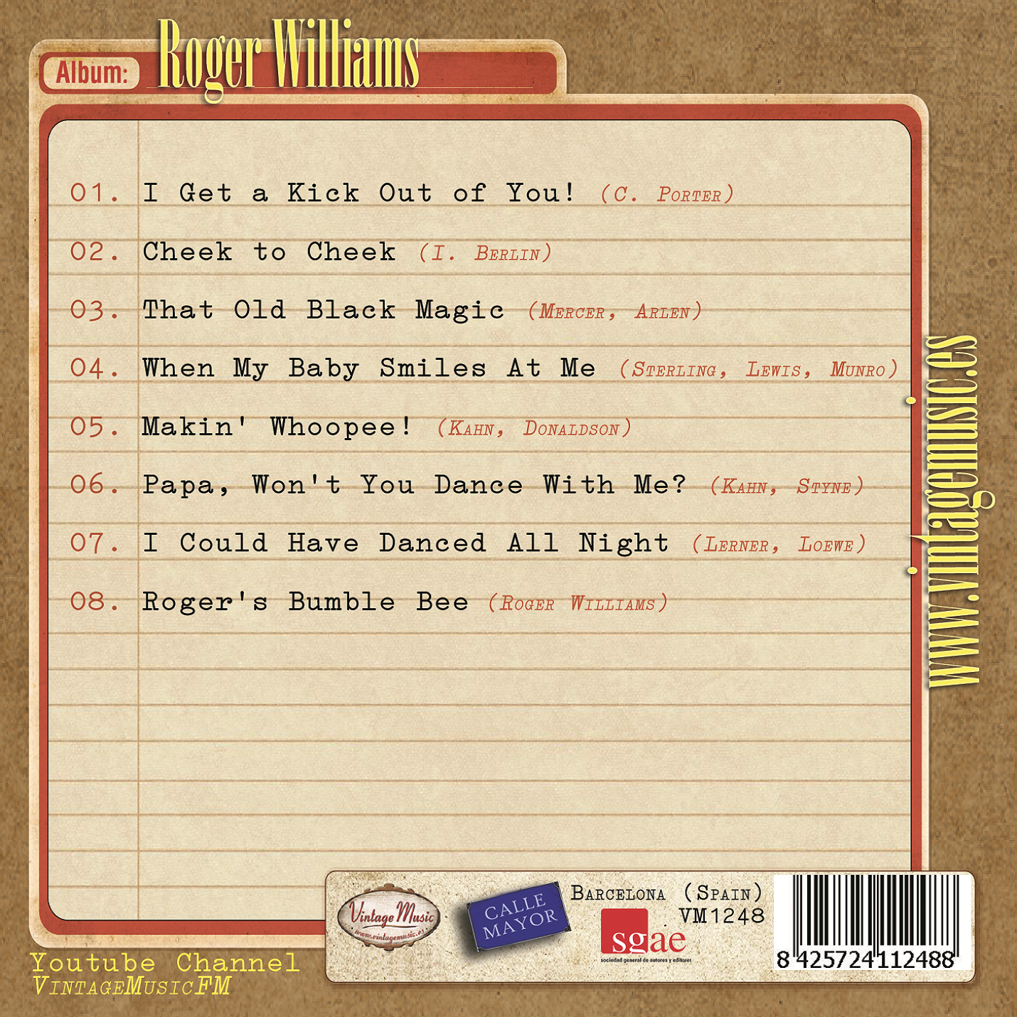 Roger Williams (Colección Vintage Music)