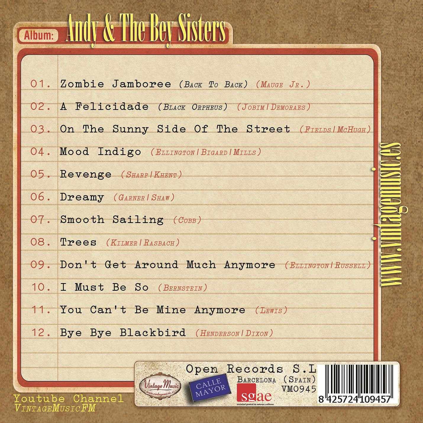 Andy & The Bey Sisters (Colección Vintage Music)