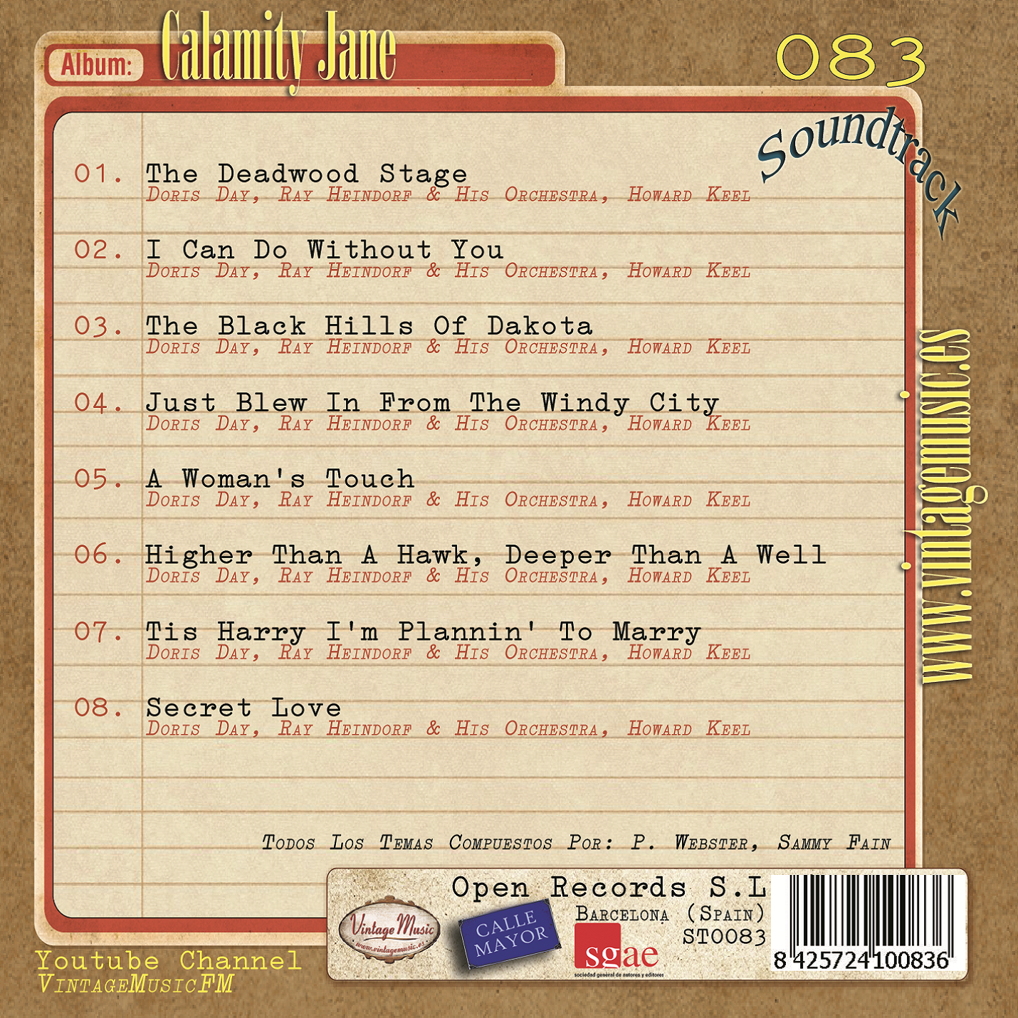 Calamity Jane (Colección Soundtrack - #83)