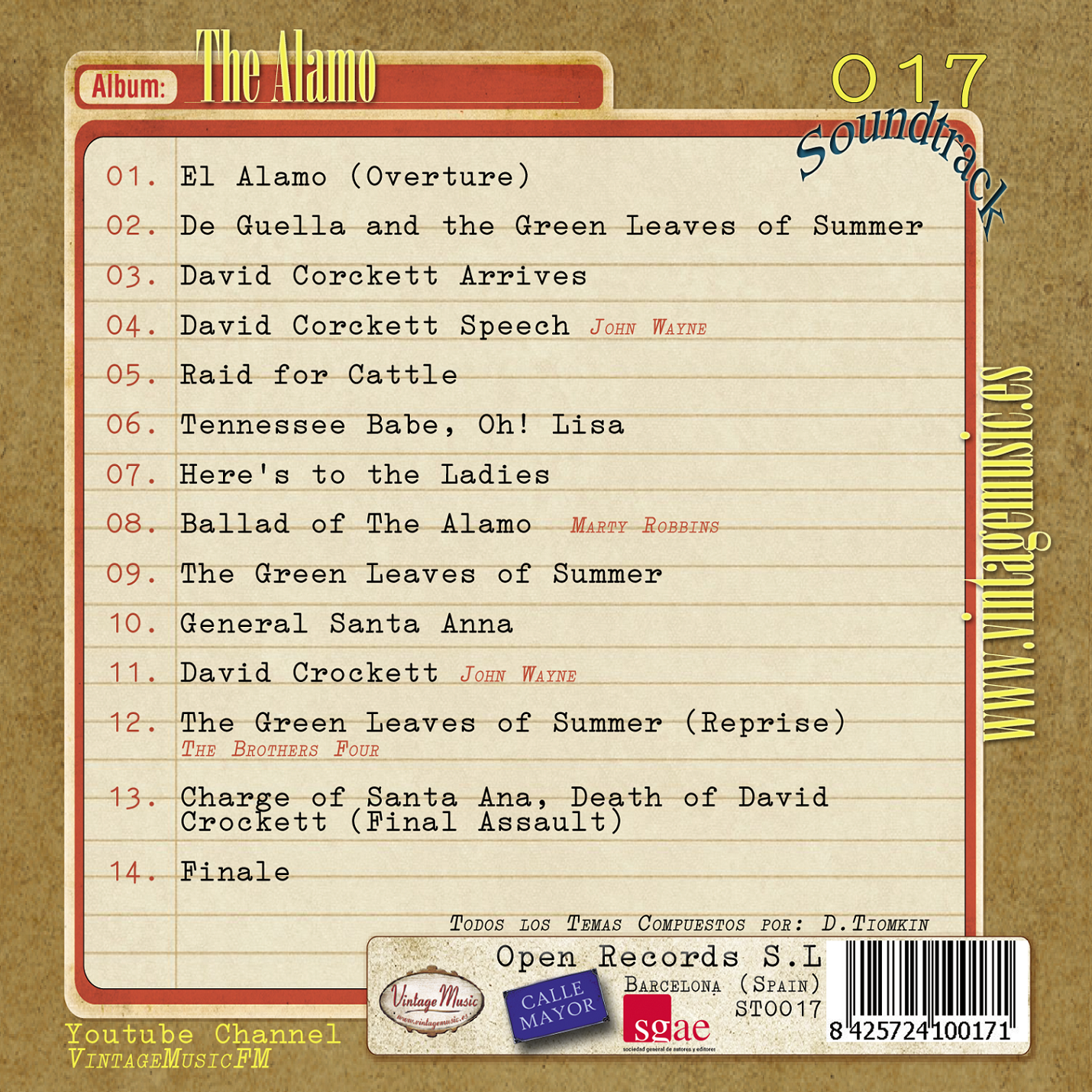 El Alamo (Colección Soundtrack - #17)