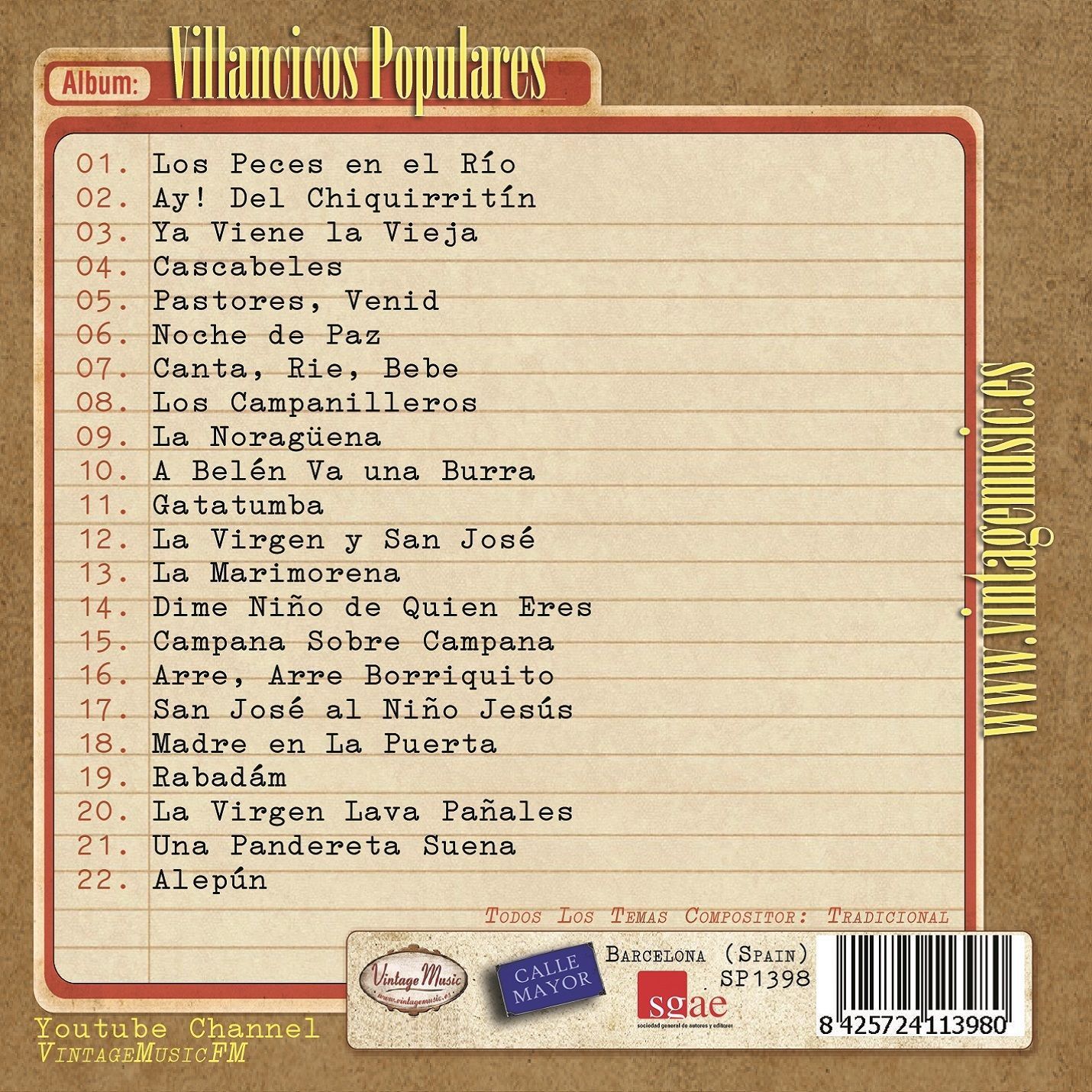Villancicos Tradicionales (Colección Española - #41)