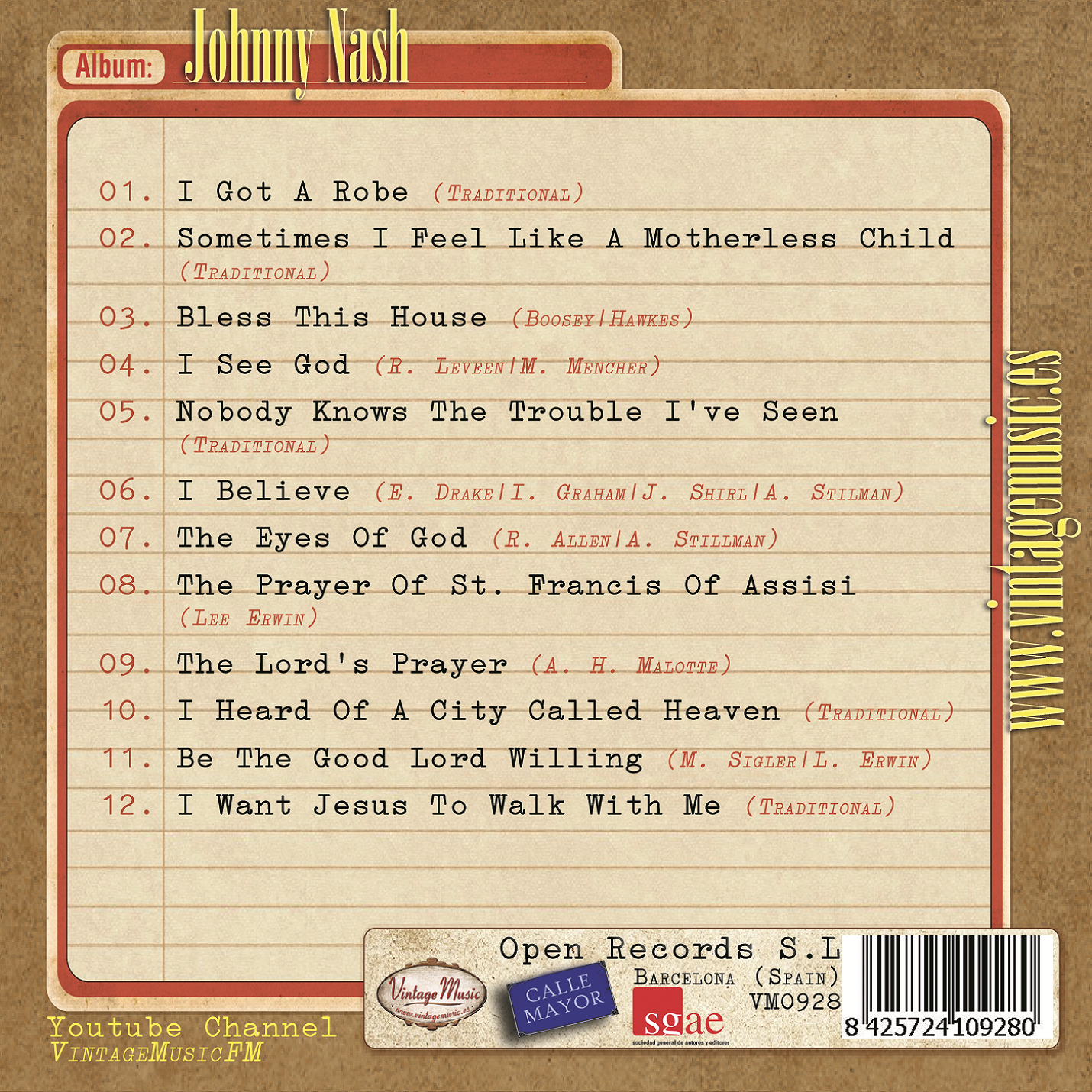Johnny Nash (Colección Vintage Music)