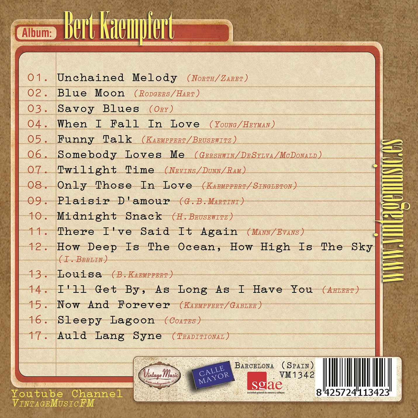 Bert Kaempfert (Colección Vintage Music)