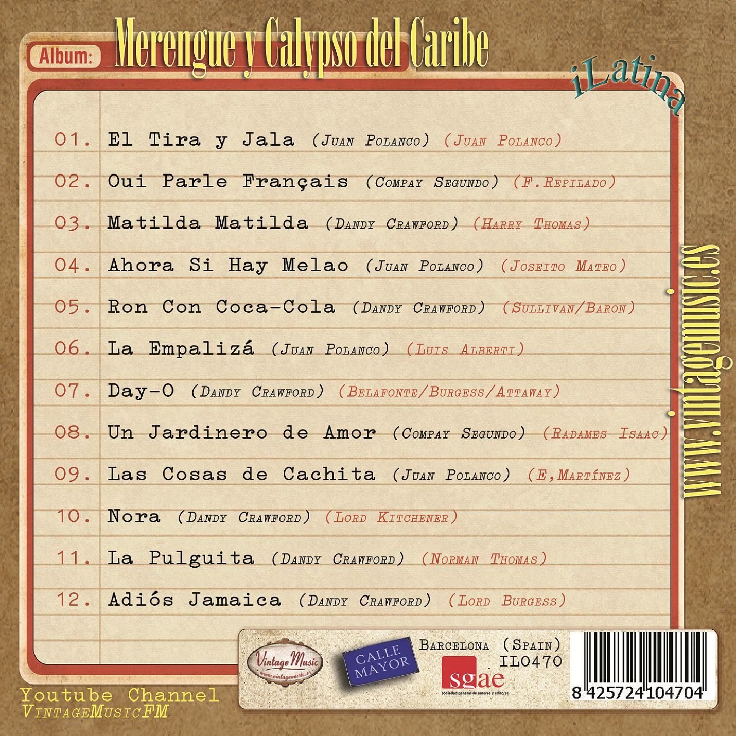 Merengue y Calypso del Caribe (Colección iLatina)