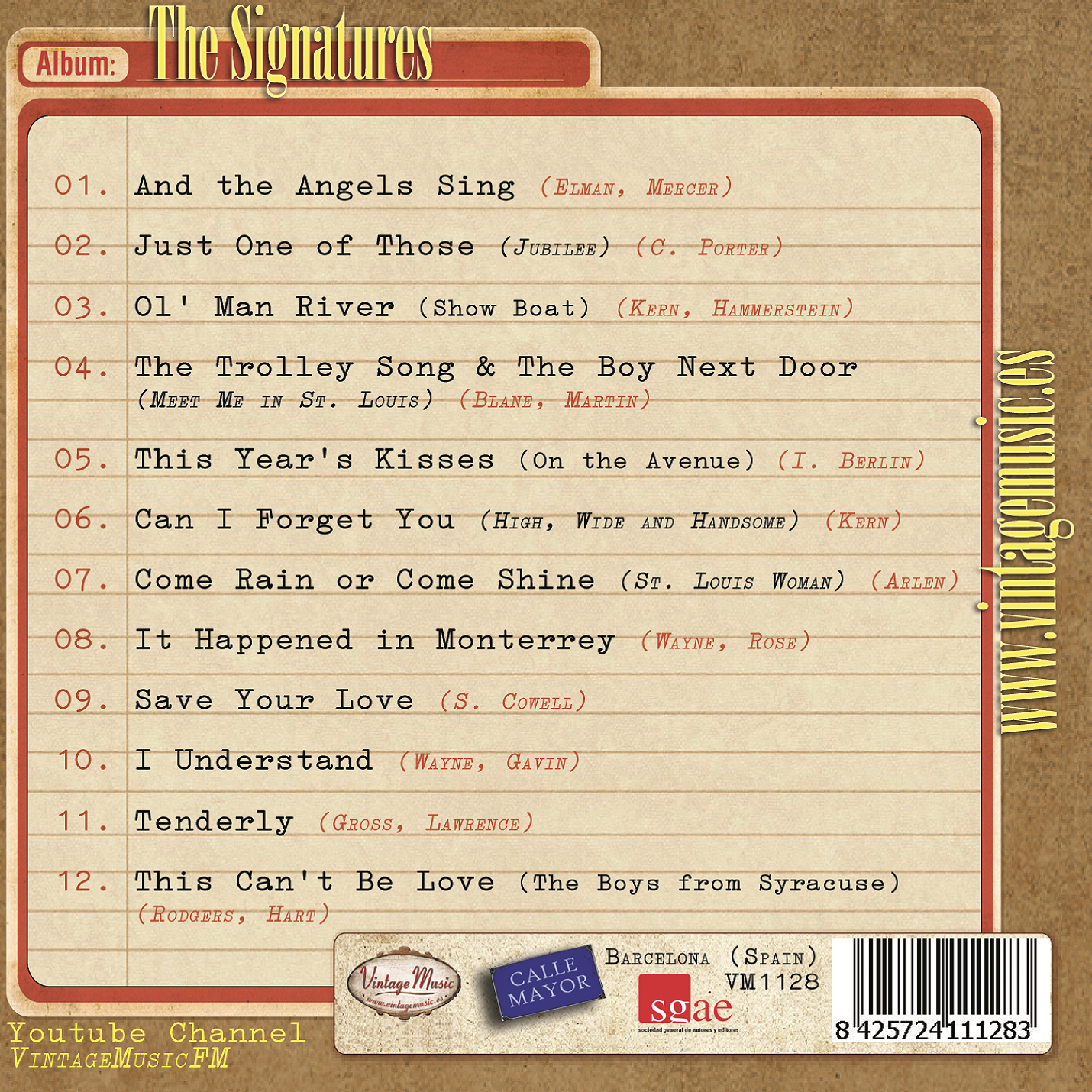 The Signatures (Colección Vintage Music)