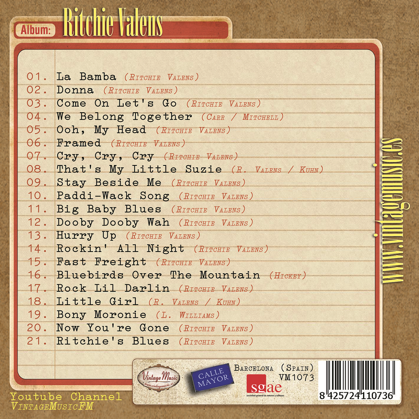 Ritchie Valens (Colección Vintage Music)
