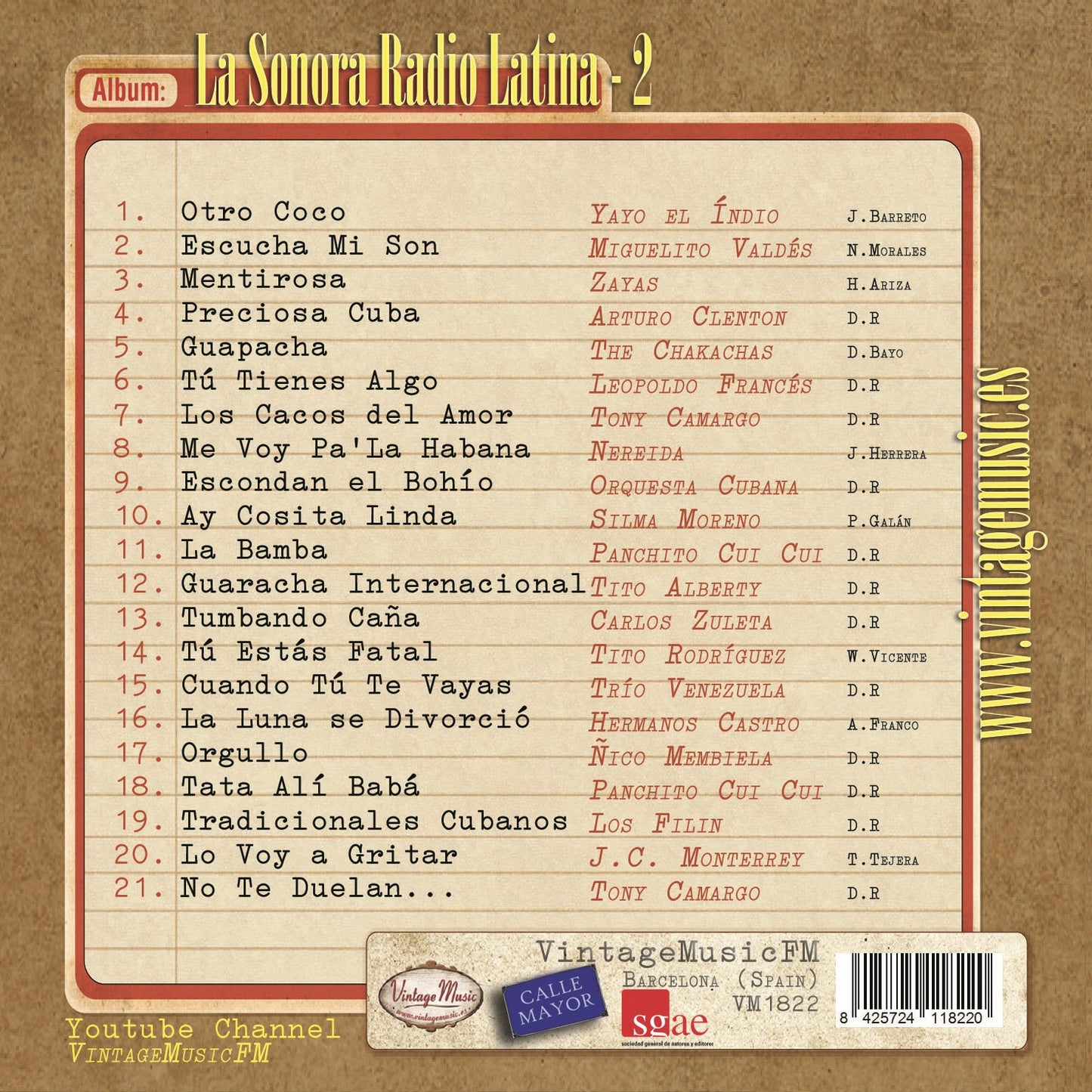 La Sonora Radio Latina 2 - (Colección iLatina)