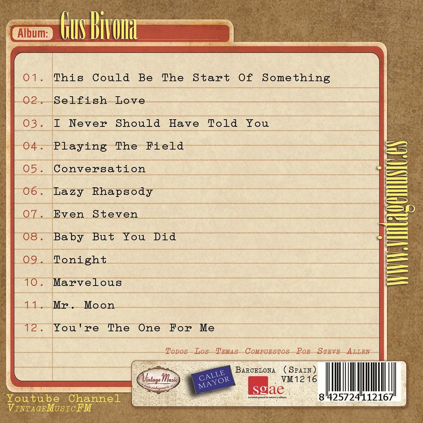Gus Bivona (Colección Vintage Music)
