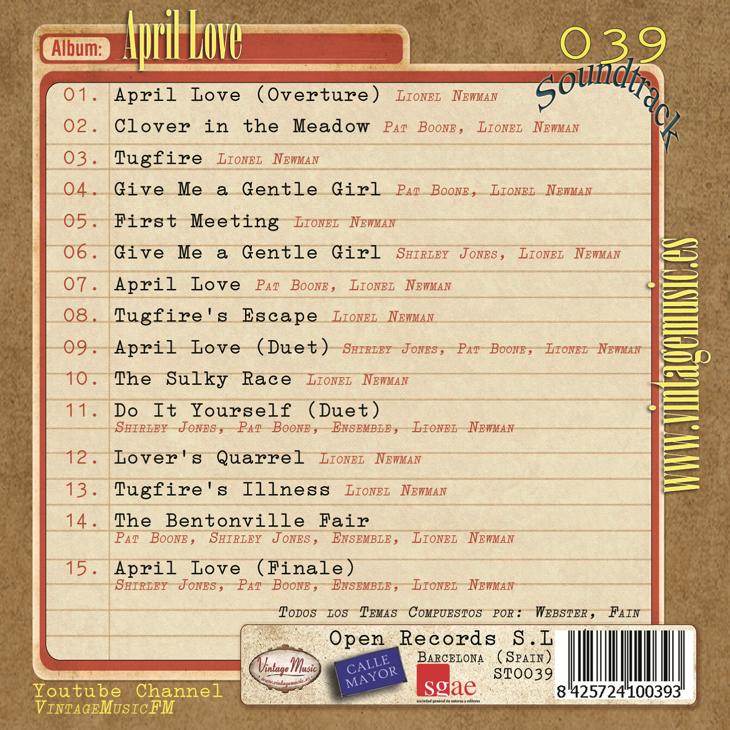 April Love (Colección Soundtrack - #39)