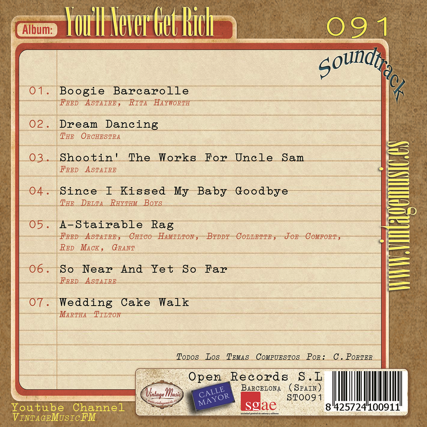 You’ll Never Get Rich (Colección Soundtrack - #91)