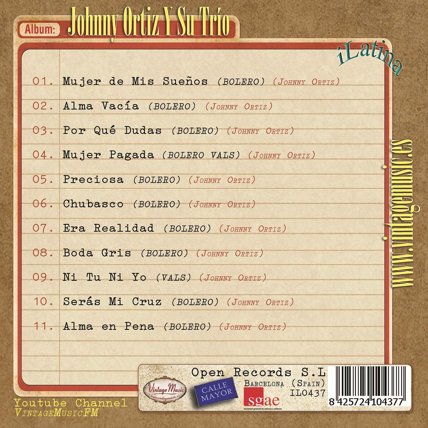 Johnny Ortiz y su Trío (Colección iLatina)