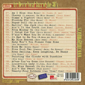 Art Decco Vocal Jazz of the 30's (Colección Vintage Music)