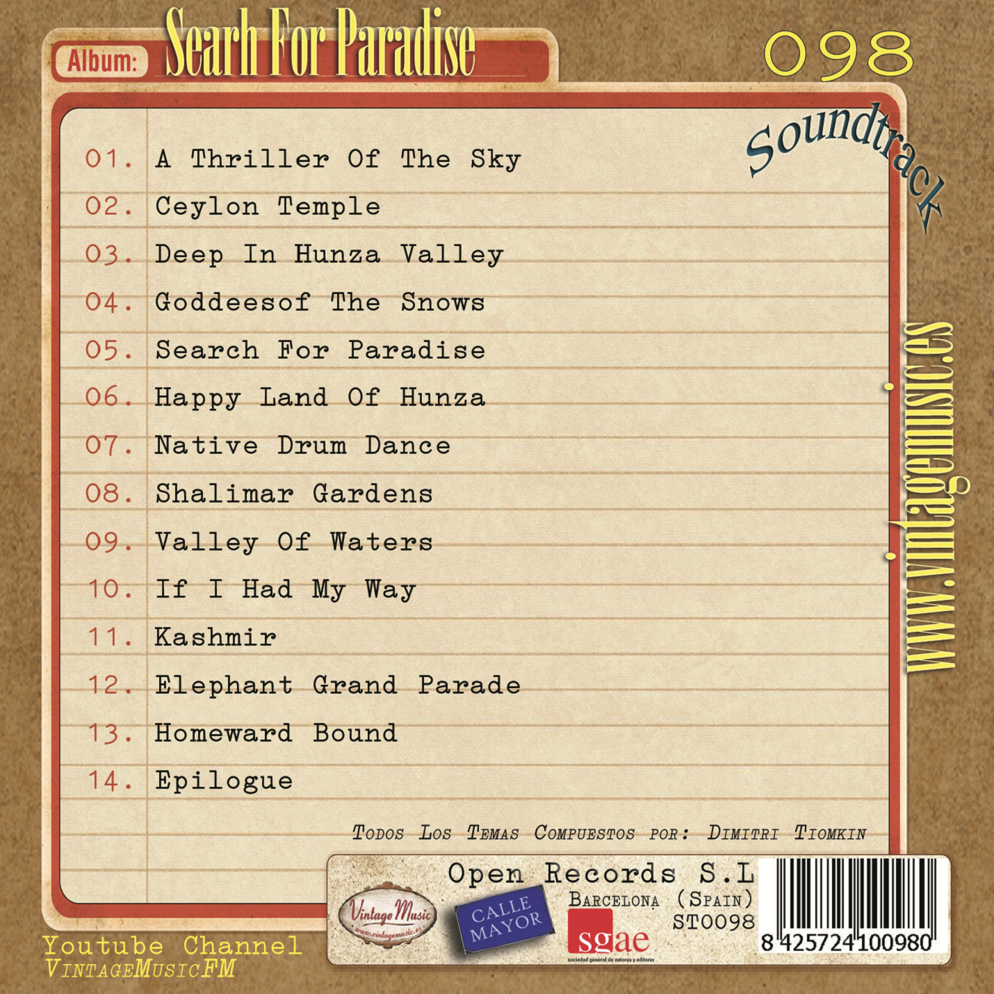 Bing Corsby (Colección Soundtrack - #98)