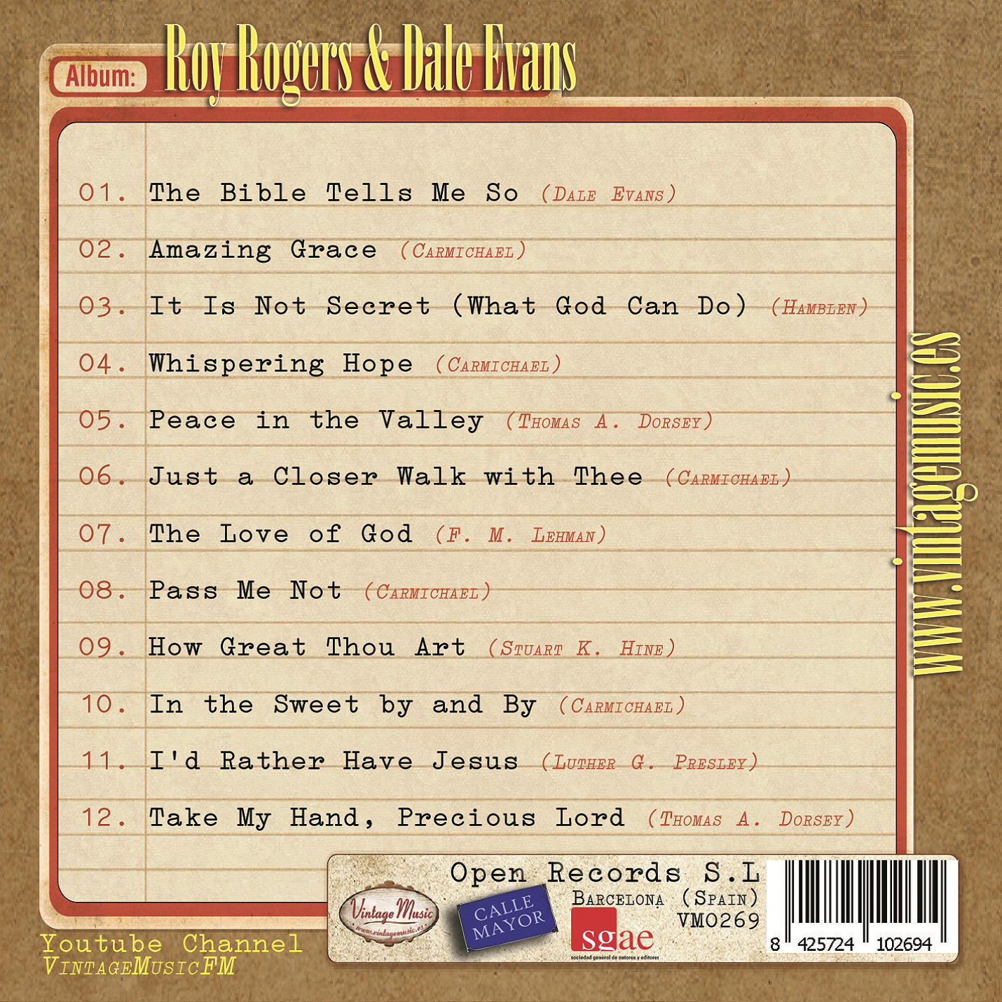 Roy Rogers & Dale Evans (Colección Vintage Music)