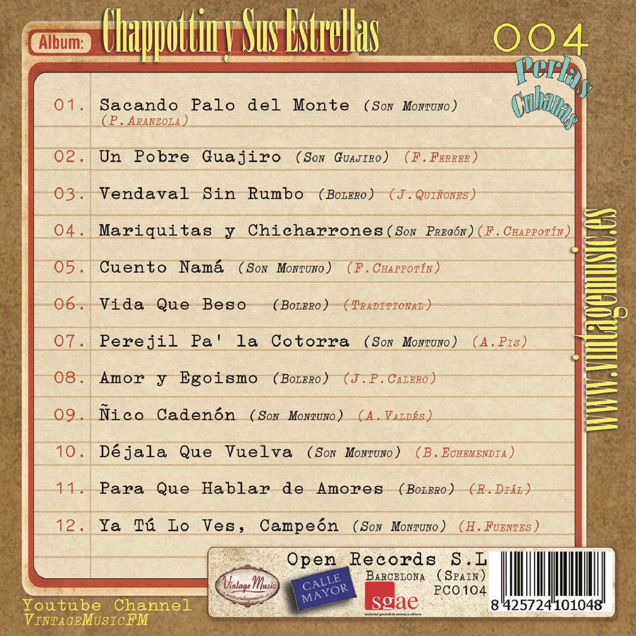Chappottin y Sus Estrellas (Colección Perlas Cubanas - #4)
