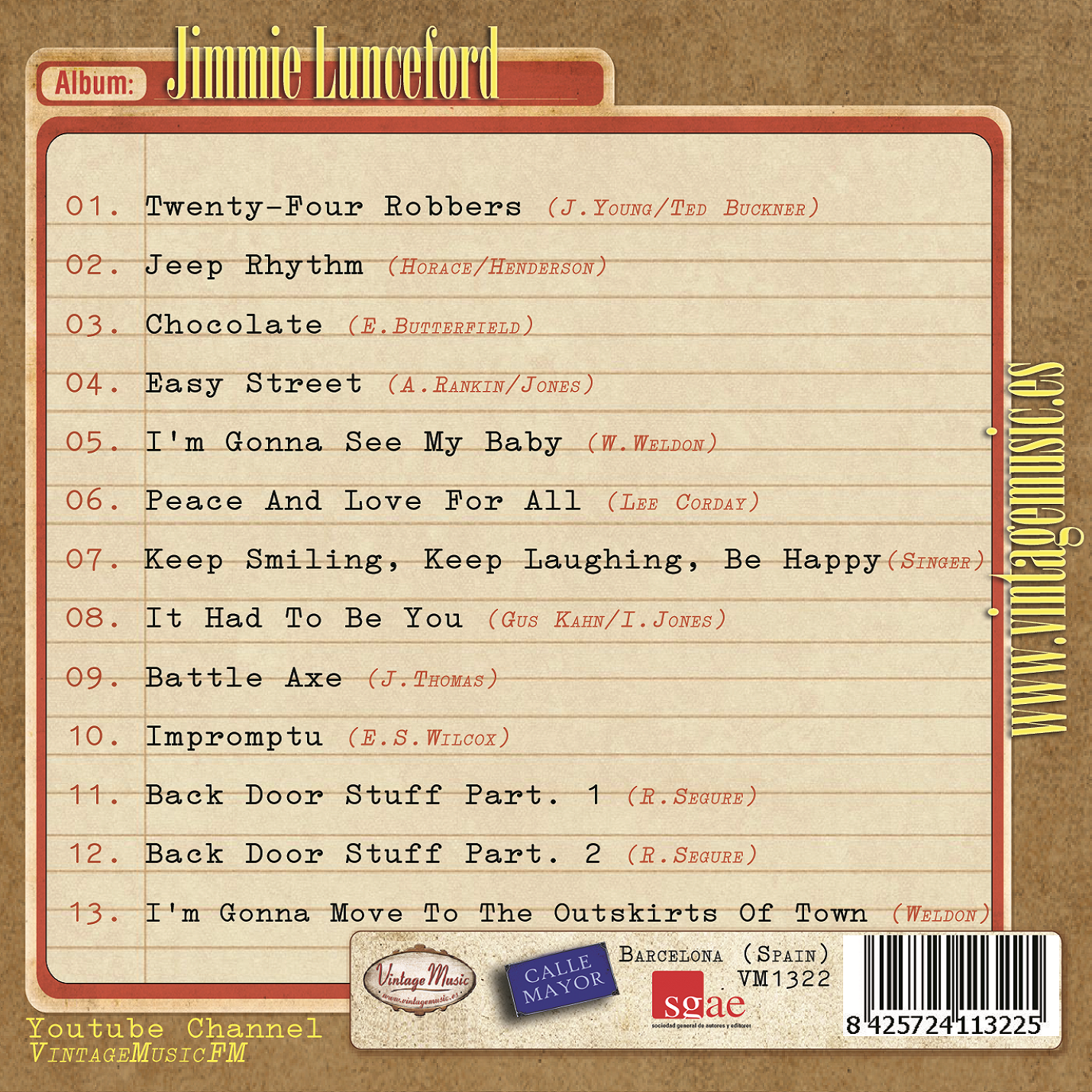 Jimmie Lunceford (Colección Vintage Music)