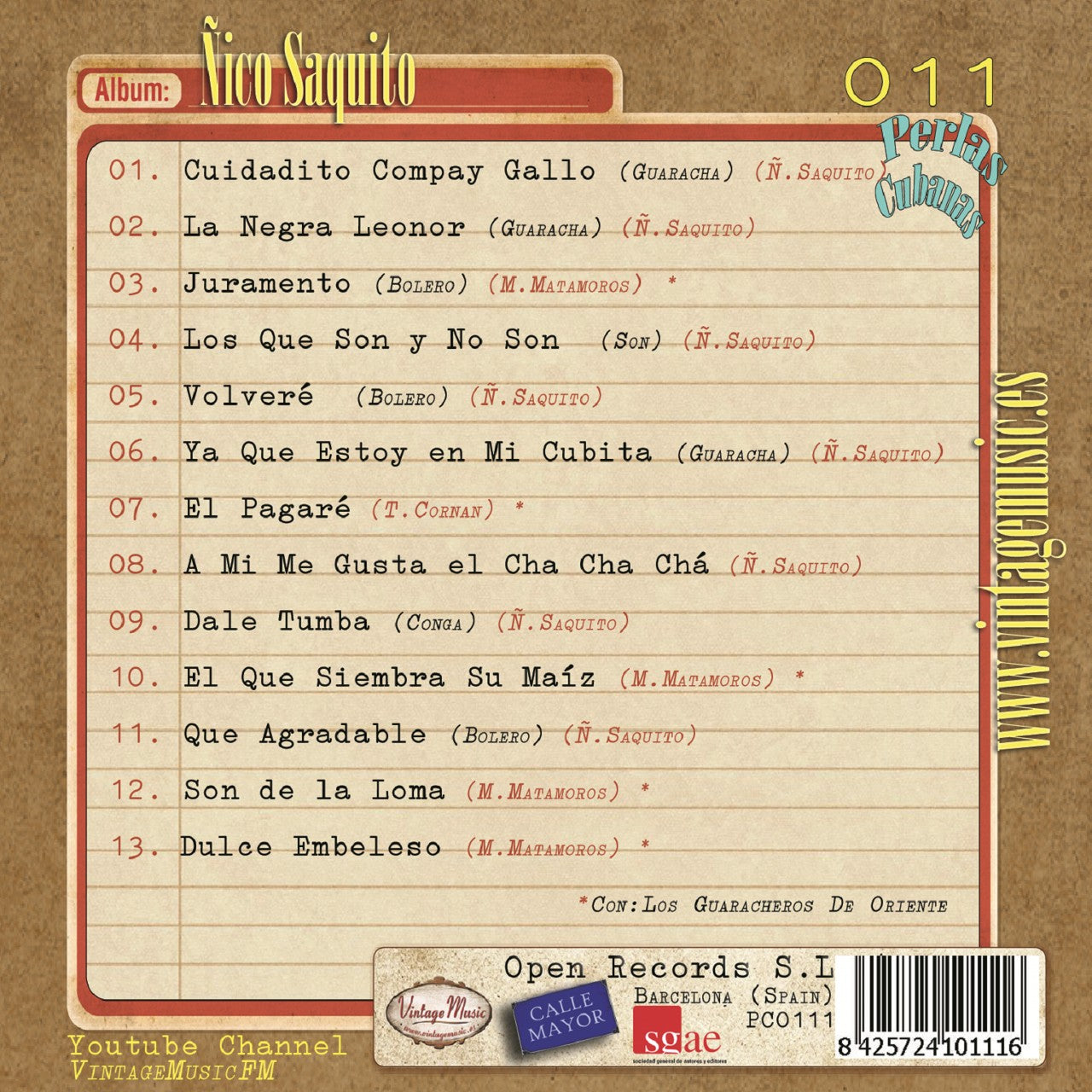 Ñico Saquito (Colección Perlas Cubanas - #11)