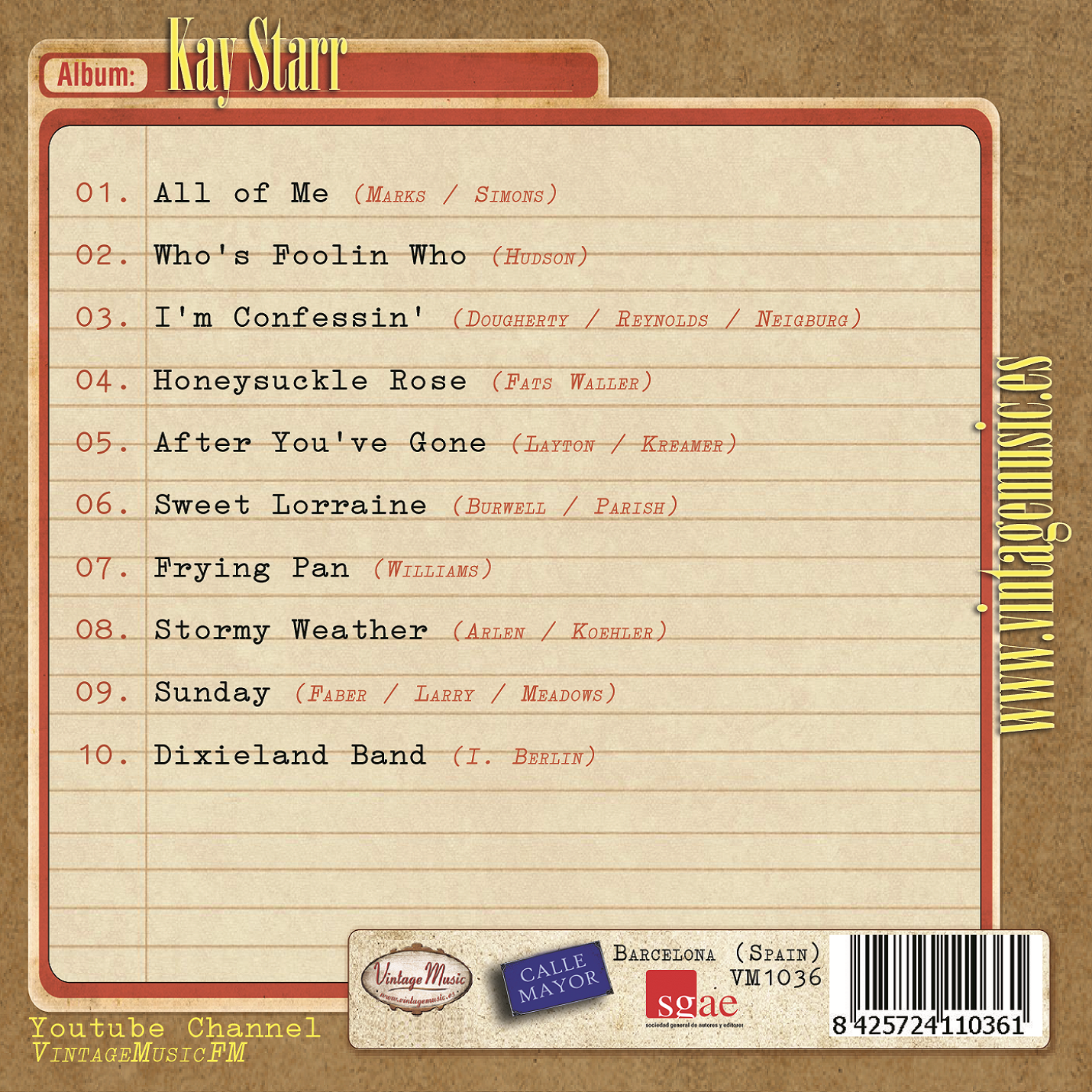 Kay Starr (Colección Vintage Music)