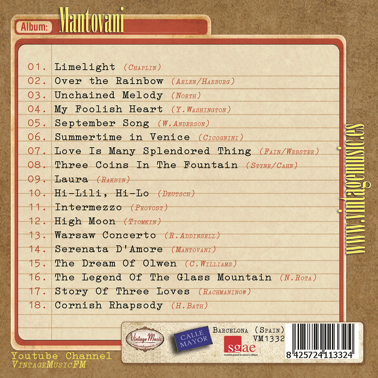 Mantovani (Colección Vintage Music)