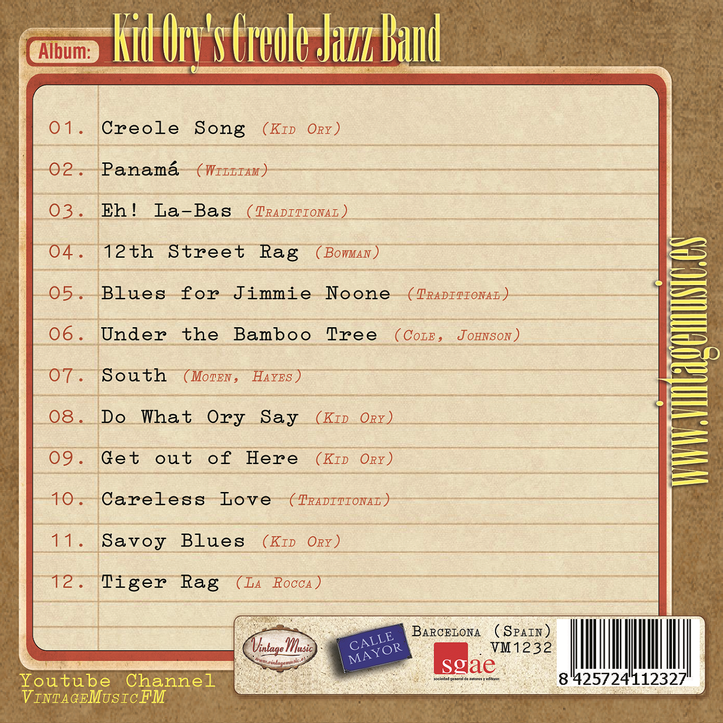 Kid Ory (Colección Vintage Music)