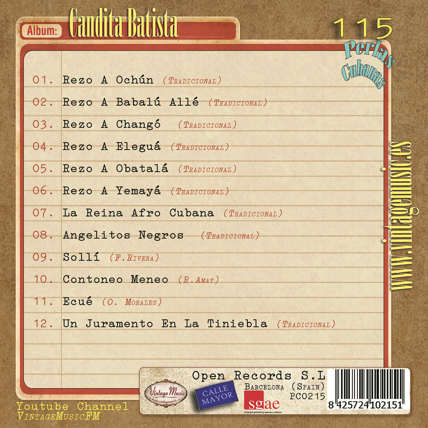 Candita Batista (Colección Perlas Cubanas - #115)