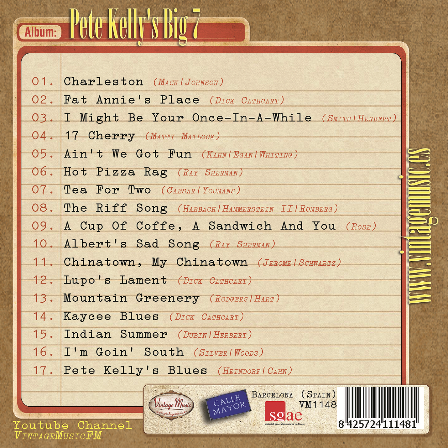 Pete Kelly's Blues (Colección Vintage Music)