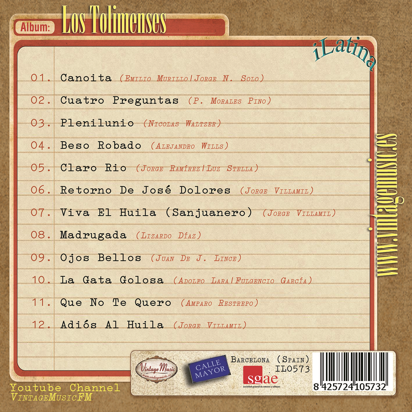 Los Tolimenses (Colección iLatina)