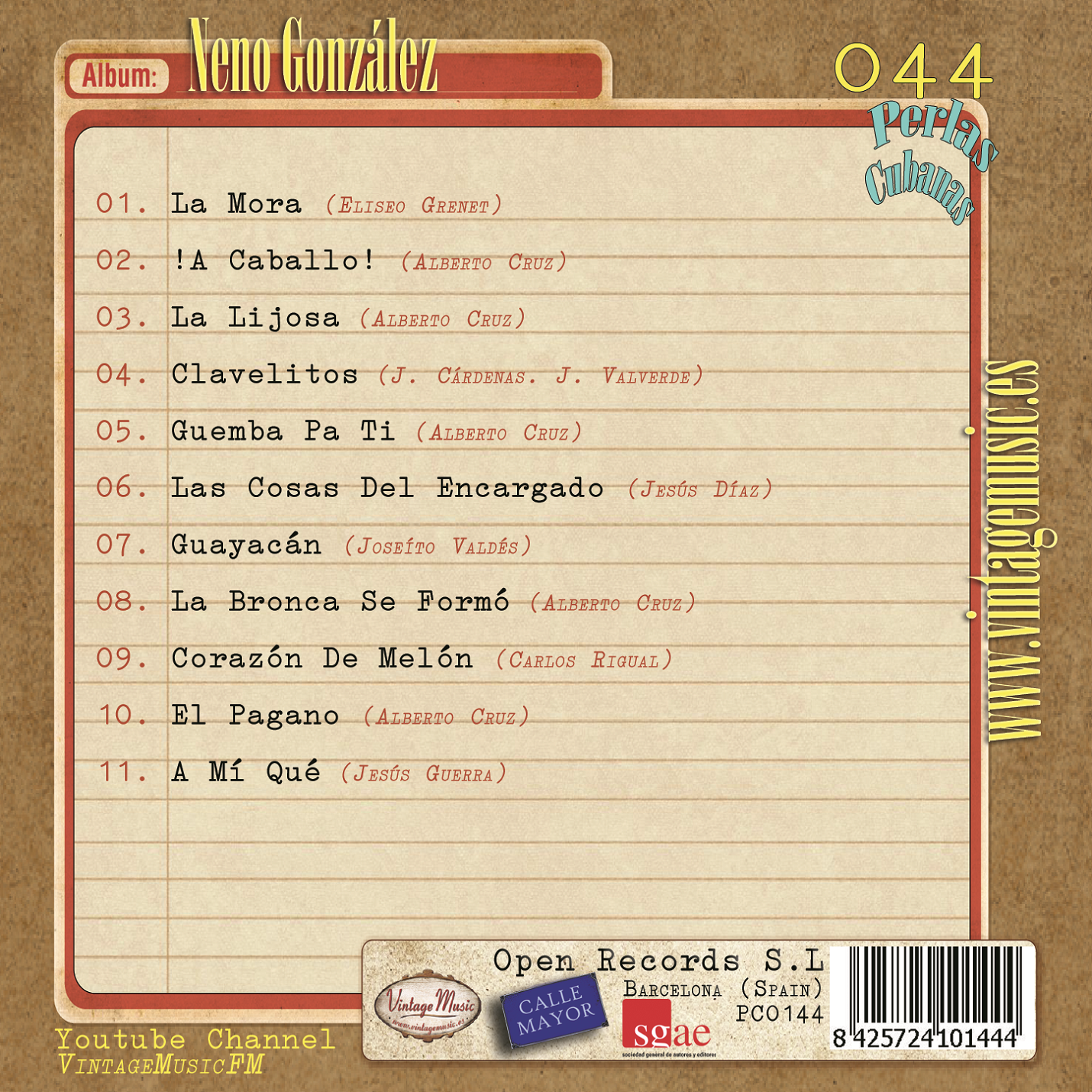 Neno González (Colección Perlas Cubanas - #44)