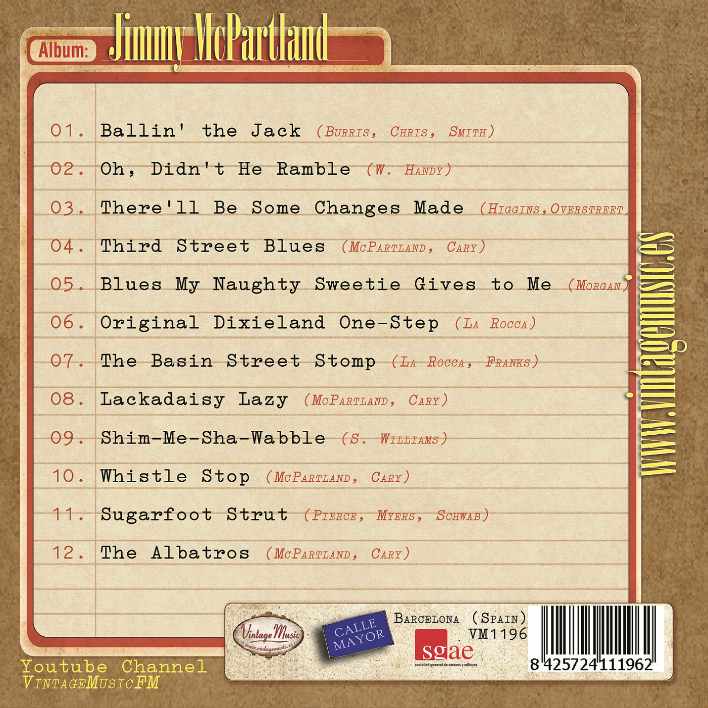 Jimmy McPartland (Colección Vintage Music)
