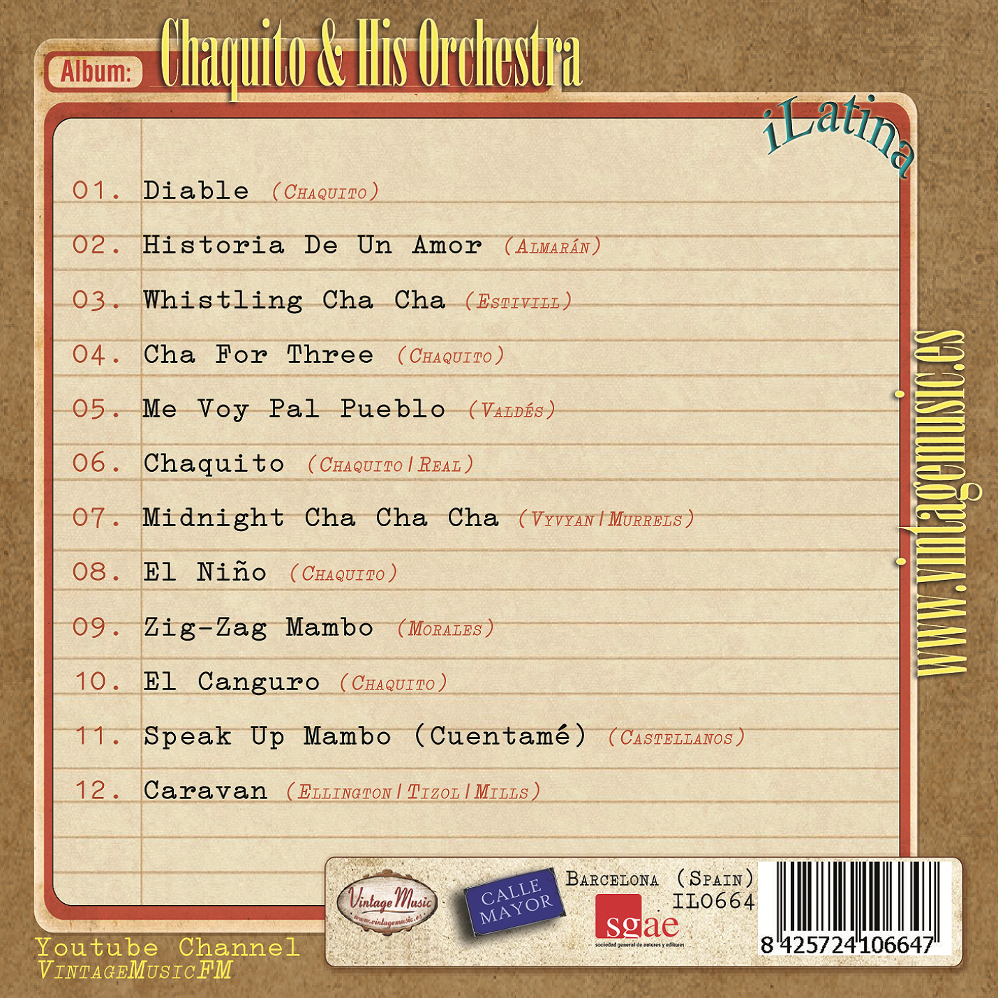 Chaquito y Su Orquesta (Colección iLatina)