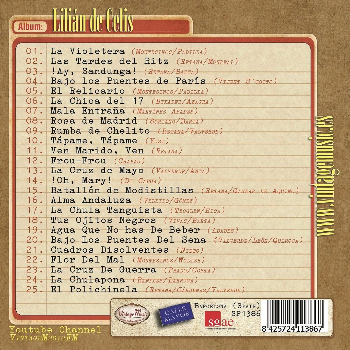 Lilian de Celis (Colección Española - #29)