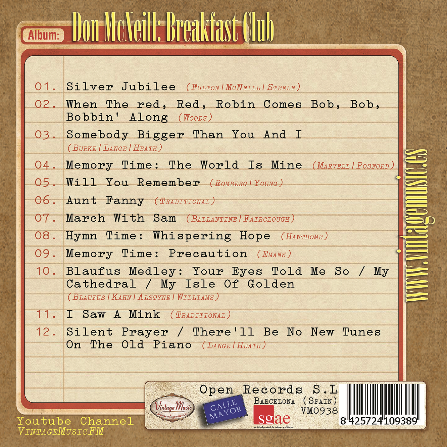 Don McNeill Breakfast Club (Colección Vintage Music)