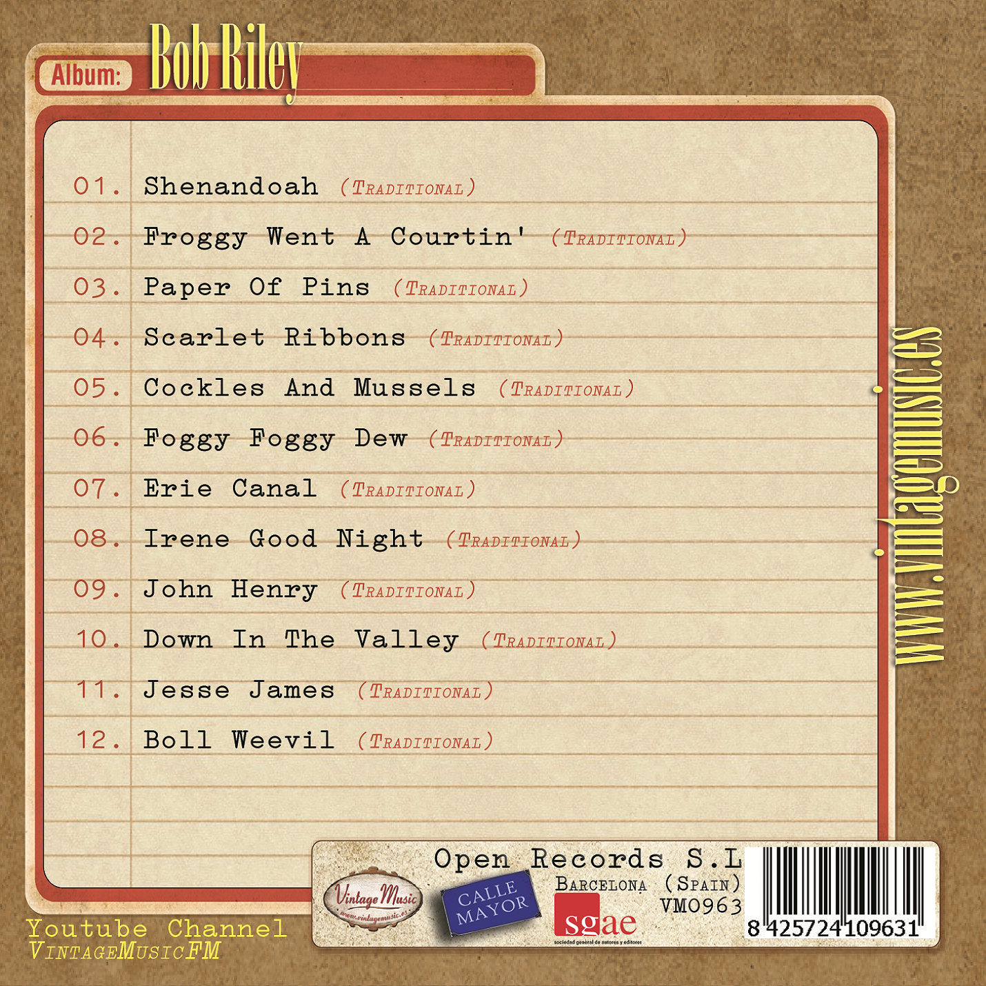 Bob Riley (Colección Vintage Music)