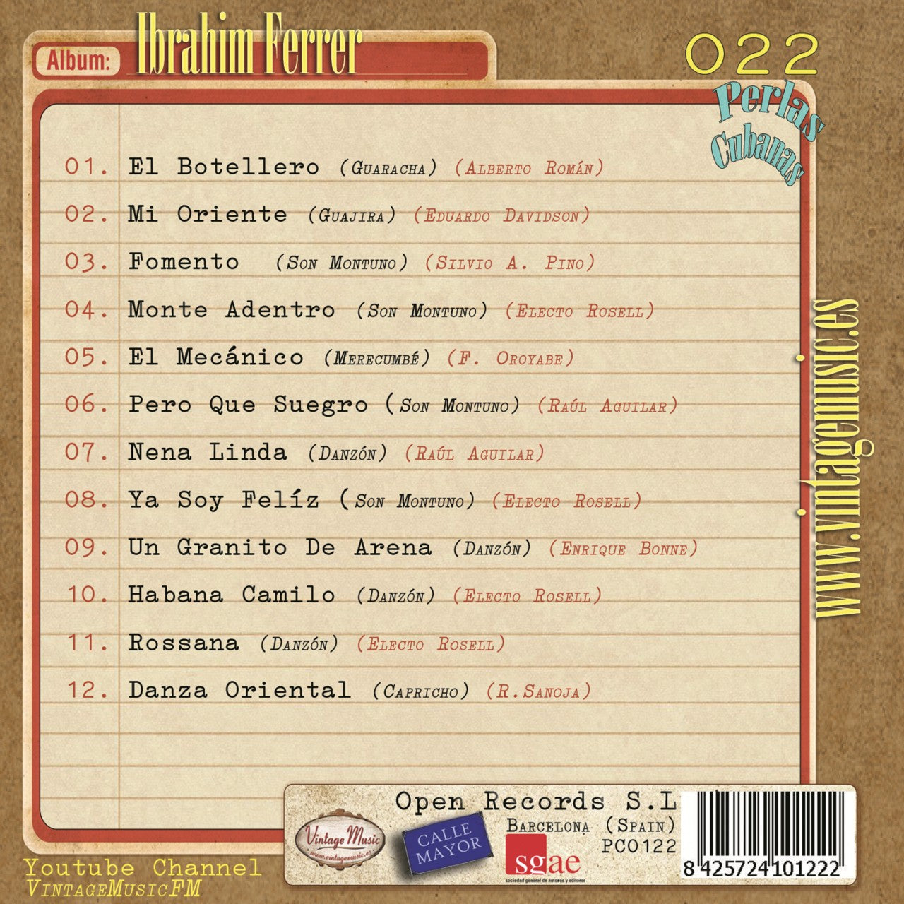 Ibrahim Ferrer (Colección Perlas Cubanas - #22)
