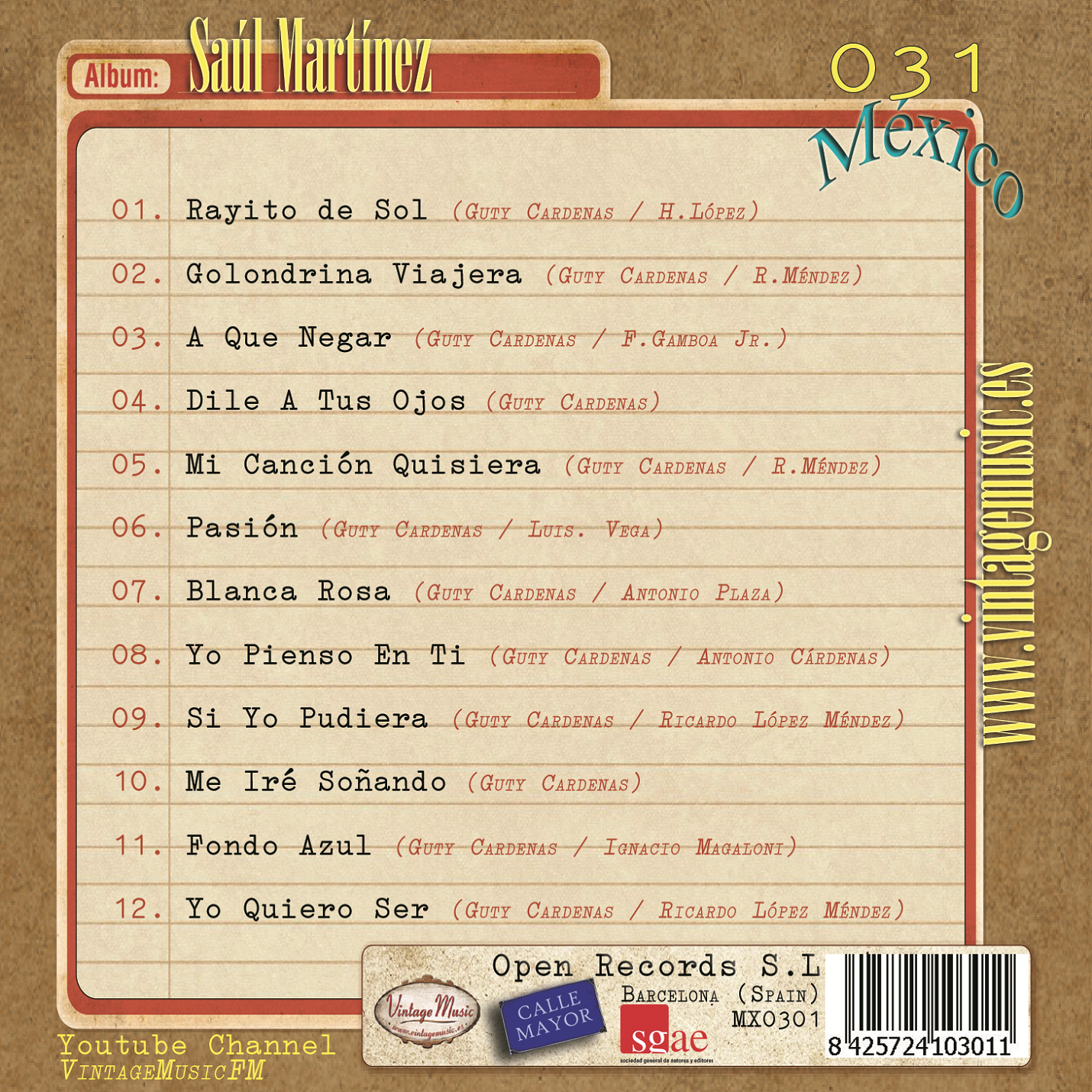 Saúl Martínez (Colección México - #31)