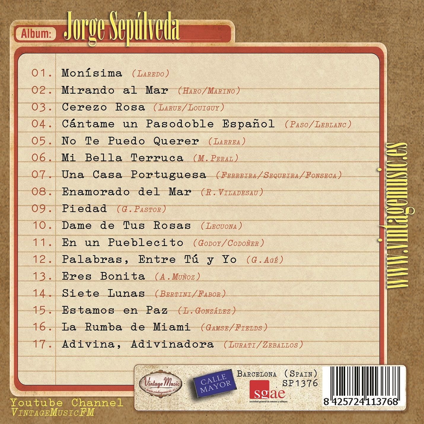 Jorge Sepúlveda (Colección Española - #19)