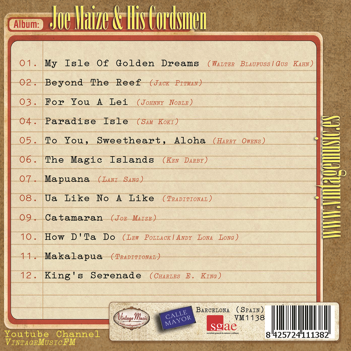 Joe Maize (Colección Vintage Music)