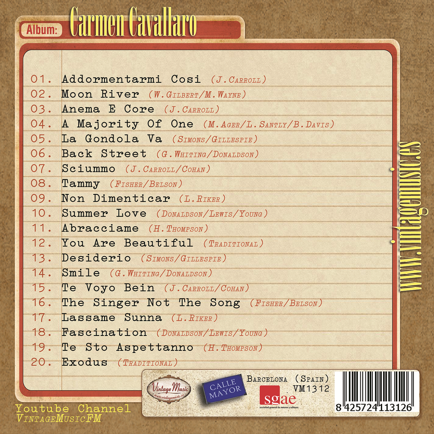 Carmen Cavallaro (Colección Vintage Music)