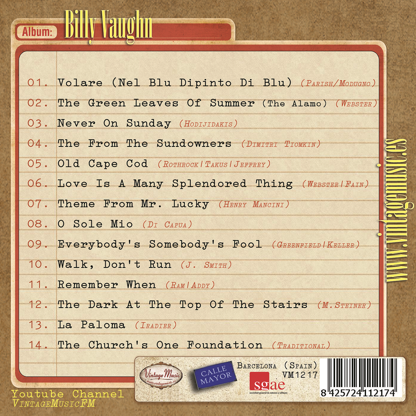 Billy Vaughn (Colección Vintage Music)