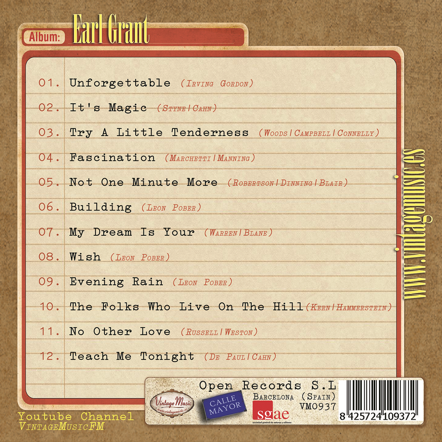 Earl Grant (Colección Vintage Music)
