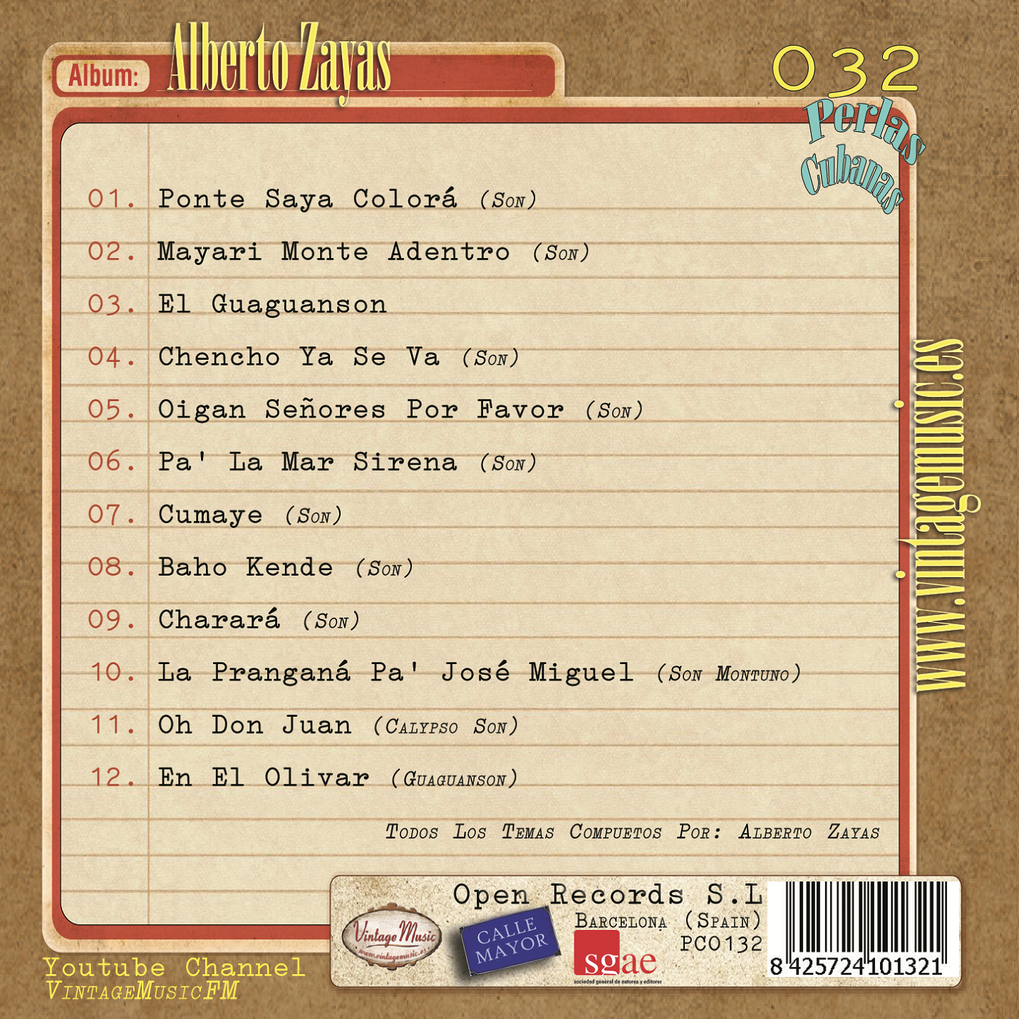 Alberto Zayas (Colección Perlas Cubanas - #32)
