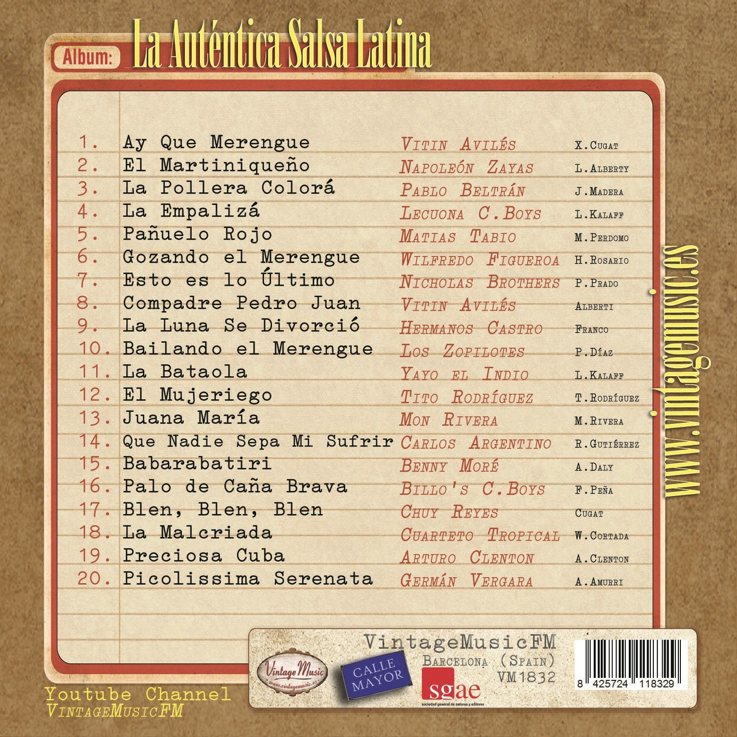La Auténtica Salsa Latina - (Colección iLatina)