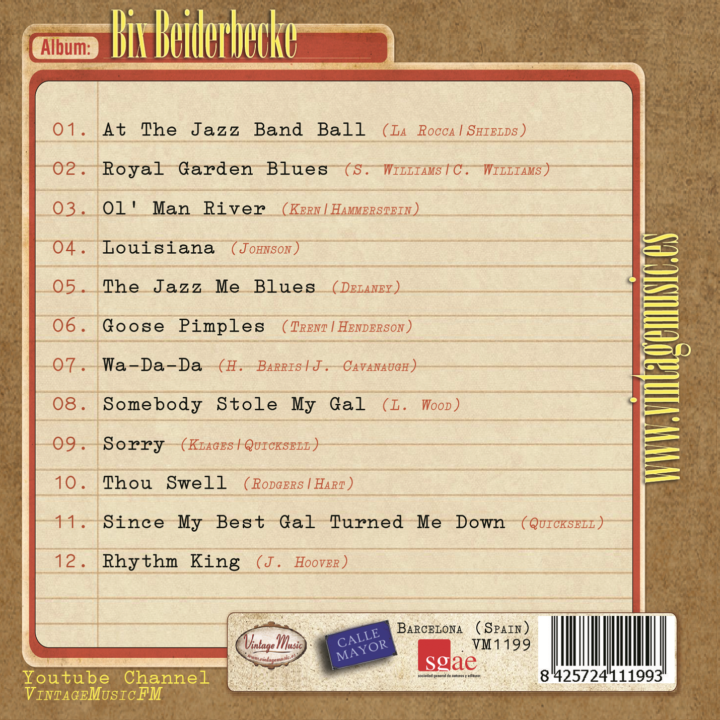 Bix Beiderbecke (Colección Vintage Music)