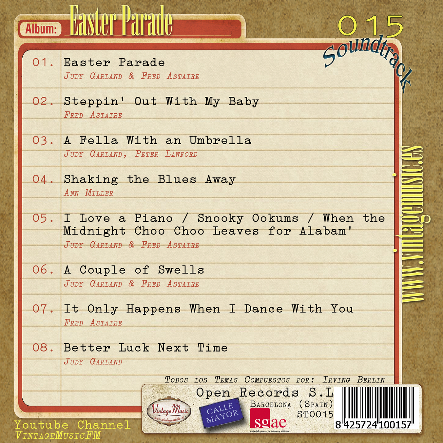 Easter Parade ( Colección Soundtrack - #15)