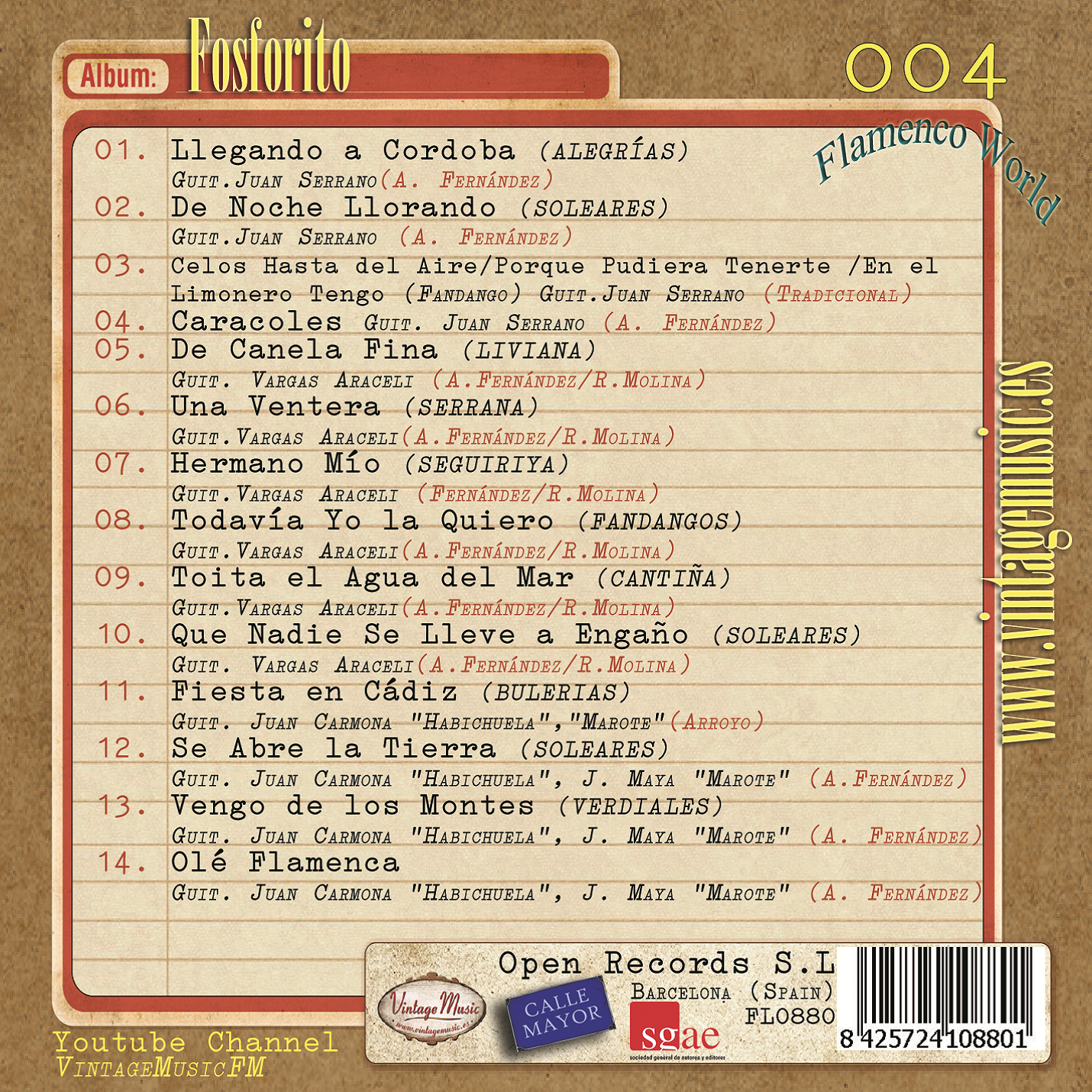 Fosforito (Colección Flamenco - #04)